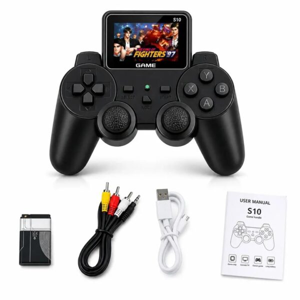 Plug & Play Retro Game Console Controller for TV | Handheld Video Game with Screen & AV Cable | Classic Gaming Device for Kids & Adults | Portable Gaming Toy