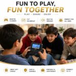 Plug & Play Retro Game Console Controller for TV | Handheld Video Game with Screen & AV Cable | Classic Gaming Device for Kids & Adults | Portable Gaming Toy - Image 6