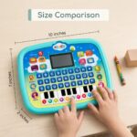 Interactive Kids Learning Tablet & Piano Keyboard - Educational Toy Laptop with Alphabet, Animal Sounds & Music for Toddlers 2-5 Years - Image 4