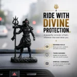 Lord Shiva Idol for Car Dashboard & Home Decor – Shiv Ji Mahadev Standing Murti Statue with Trishul | Resin God Showpiece for Office, Pooja Room | Spiritual Gift - Image 8