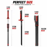 Toy Katana Sword for Kids - Electric LED Glowing Blade with Sparking Flash & Smoke Spray System, Anime Ninja Cosplay Weapon, Realistic Light Up Lightsaber Toy Gift for Boys & Girls - Image 3