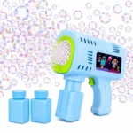 Premium Automatic Bubble Gun for Kids - Electric Bubble Blaster Machine with Solution | Large Multi-Hole Bubble Maker Toy for Boys, Girls & Toddlers | Perfect for Birthday, Party & Outdoor Fun