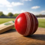 Kart Bazaar Leather Cricket Ball Red | 4 Piece Hand Stitched Hard Cork Season Ball for Practice & Match | Original Professional Cricket Ball for Men & Boys