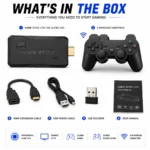 Retro TV Video Game Console Stick - 2.4G Wireless Controller Gamepad Set | Mini 4K HD Emulator Gaming Station with 64GB Card | Portable Plug and Play Classic Games for Kids & Adults - Image 6