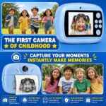 Kids Instant Print Camera & Camcorder | 48MP Dual Selfie Lens, 1080P HD Video & MP3 | Inkless Bluetooth Digital Photo Printer | Birthday Gift Learning Toy for Boys & Girls Ages 4-12 - Image 6