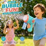 Cute Premium Electric Bubble Gun for Kids - Automatic Bubble Blaster Machine with Solution | Large Multi-Hole Bubble Maker Toy for Boys, Girls & Toddlers | Perfect for Birthday, Party & Holi - Image 3