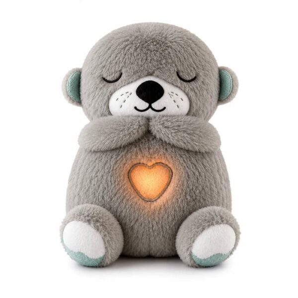 Breathing Teddy Bear Soft Toy with Heartbeat & Soothing Music | Plush Stuffed Animal Sleeping Pillow Cushion for Baby, Kids, Girls, Boys | Cute Birthday & Valentine Gift | Stress Relief Cuddly Toy for Adults
