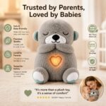 Breathing Teddy Bear Soft Toy with Heartbeat & Soothing Music | Plush Stuffed Animal Sleeping Pillow Cushion for Baby, Kids, Girls, Boys | Cute Birthday & Valentine Gift | Stress Relief Cuddly Toy for Adults - Image 3