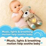Breathing Teddy Bear Soft Toy with Heartbeat & Soothing Music | Plush Stuffed Animal Sleeping Pillow Cushion for Baby, Kids, Girls, Boys | Cute Birthday & Valentine Gift | Stress Relief Cuddly Toy for Adults - Image 5