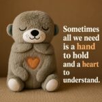 Breathing Teddy Bear Soft Toy with Heartbeat & Soothing Music | Plush Stuffed Animal Sleeping Pillow Cushion for Baby, Kids, Girls, Boys | Cute Birthday & Valentine Gift | Stress Relief Cuddly Toy for Adults - Image 6