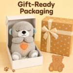Breathing Teddy Bear Soft Toy with Heartbeat & Soothing Music | Plush Stuffed Animal Sleeping Pillow Cushion for Baby, Kids, Girls, Boys | Cute Birthday & Valentine Gift | Stress Relief Cuddly Toy for Adults - Image 7