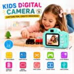 Kids Camera for Girls Boys 3-12 Years Old, Mini Digital Camera Toy for Children, Birthday Gift for Girl Boy, HD Video Photo Camera, Educational Electronic Toy Gift Set of 1 - Image 4