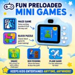 Kids Camera for Girls Boys 3-12 Years Old, Mini Digital Camera Toy for Children, Birthday Gift for Girl Boy, HD Video Photo Camera, Educational Electronic Toy Gift Set of 1 - Image 3