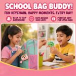 Mini Projection Camera Keychain for Kids (Pack of 6) Cute Cartoon Projector Toy Keyring with Bell Charm | Birthday Return Gift for Girls Boys | Party Favour Kanjak Navratri Gift Items | Kawaii Camera Key Chain - Image 7