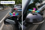 Flying Bird Car Dashboard Decoration with Flapping Wings | Wind Powered Co-Flying Bird Ornament for Car Bike Motorcycle Interior Accessories | Metal Bird Figurine Showpiece Decor for Home Garden Outdoor - Image 4