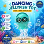 Dancing Jellyfish Toy for Baby Kids with Music Lights & Sound | Musical Moving Jelly Fish Toy for 1 2 3 Year Old Boys Girls | Electric LED Sensory Crawling Tummy Time Birthday Gift for Toddler Infant - Image 2