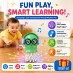 Dancing Jellyfish Toy for Baby Kids with Music Lights & Sound | Musical Moving Jelly Fish Toy for 1 2 3 Year Old Boys Girls | Electric LED Sensory Crawling Tummy Time Birthday Gift for Toddler Infant - Image 6