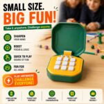 Electronic Tic Tac Toe Handheld Game Console - Smart AI Intelligence Travel Toy with 9 Game Modes, Screen-Free Brain Teaser Logic Puzzle, Road Trip Car Activity Toy - Image 5