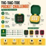 Electronic Tic Tac Toe Handheld Game Console - Smart AI Intelligence Travel Toy with 9 Game Modes, Screen-Free Brain Teaser Logic Puzzle, Road Trip Car Activity Toy - Image 4