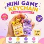 Viral Slot Machine Keychain – Interactive Fidget Toy Bag Charm, Pastel Anime Backpack Accessory for Girls & Teens (Set of 1) - Image 8