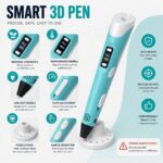 3D Pen Printer Kit Set with PLA Filament for Kids Girls Boys Magic Drawing Printing Machine | Smart Electric Doodle Art Pen | Creative Craft Gadgets Toys Gift for Adults & Students - Image 2