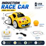 Sensor Induction Line Following Car Remote Control RC Toy for Kids Boys Girls - Magic Track Mini Racing Car with LED Light, Rechargeable Electric Drift Car Gift Set 3-8 Years - Image 2