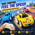 Sensor Induction Line Following Car Remote Control RC Toy for Kids Boys Girls - Magic Track Mini Racing Car with LED Light, Rechargeable Electric Drift Car Gift Set 3-8 Years - Image 6