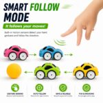 Sensor Induction Line Following Car Remote Control RC Toy for Kids Boys Girls - Magic Track Mini Racing Car with LED Light, Rechargeable Electric Drift Car Gift Set 3-8 Years - Image 3