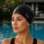 Kart Bazaar Swimming Cap for Women & Men – Waterproof Silicone, Stretchable & Quick-Dry Swim Cap for Long Hair | Ear & Chlorine Protection Pool Cap - Image 2