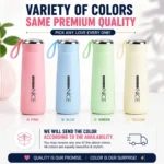 Kart Bazaar NICE Water Bottle 300ml Insulated Vacuum Flask - Leak-Proof Water Bottle with Strap for Hot & Cold Drinks for Kids & Girls (Assorted Colors) - Image 4