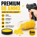 2000 PCS 6mm BB Bullets for Toy Guns, Premium Plastic BB Ammo, High Precision Smooth Polished BB Pellets, Durable Lightweight Ammunition for BB Guns, Target Practice & Outdoor Shooting - Image 5