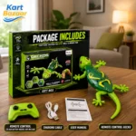 Kart Bazaar Wall Climbing RC Lizard Toy | Remote Control Gecko that Crawls on Walls & Ceilings | 360° Stunt RC with LED Eyes | Prank & Thrill Gift for Boys & Girls - Image 8