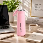 Kart Bazaar NICE Water Bottle 300ml Insulated Vacuum Flask - Leak-Proof Water Bottle with Strap for Hot & Cold Drinks for Kids & Girls (Assorted Colors) - Image 3