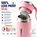 Kart Bazaar NICE Water Bottle 300ml Insulated Vacuum Flask - Leak-Proof Water Bottle with Strap for Hot & Cold Drinks for Kids & Girls (Assorted Colors) - Image 6