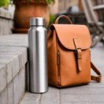 Kart Bazaar Stainless Steel Water Bottle 1 Litre | Leak Proof | BPA Free | Food Grade 304 Steel | Wide Mouth | 1000 ml Silver Water Bottle for Men Women Kids