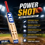 Kart Bazaar Scoop Cricket Bat for Hard Tennis Ball | Wooden Full Size Lightweight Design for Adults & Men | Thick Edges, Wide Sweet Spot, Premium Quality - Image 6