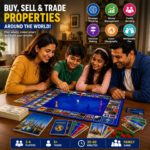 International Business Board Game | Global Property Trading Game for Family | Buy Sell & Trade Famous World Cities | Educational Board Game for Kids & Adults | 2-6 Players | Ages 5+ - Image 5