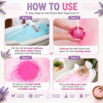 Bath Bombs Gift Set of 5 | Natural Fizzy Bath Bombs with Rich Lather | Moisturizing & Relaxing Spa Bath Bombs for Women Men & Kids | - Image 2