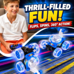 Remote Control 360° Stunt Car for Kids | RC Flip & Spin Car with LED Lights, Music & Demo Mode | Double-Sided Rotating Toy Car for Boys & Girls - Image 6