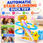 Automatic Stair Climbing Duck Slide Toy with Music & LED Lights | Electric Duck Climbing Track Toy | Educational Toy for Toddlers - Image 6