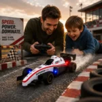 RC Formula Racing Car for Kids | Rechargeable Remote Control F1 Car with Mist Spray, LED Lights, USB Charging & Full Function Steering - Image 4