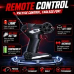 RC Formula Racing Car for Kids | Rechargeable Remote Control F1 Car with Mist Spray, LED Lights, USB Charging & Full Function Steering - Image 5