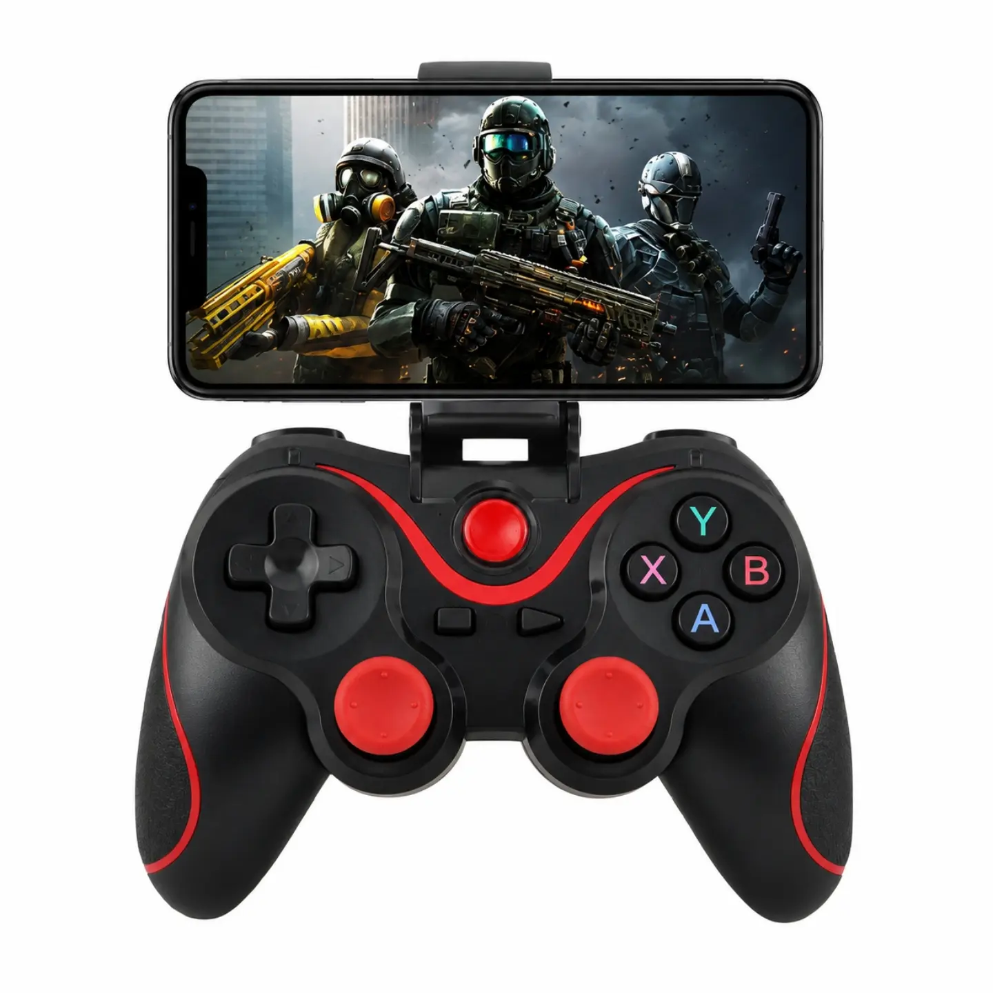 instagram_1785995617469 Wireless Bluetooth Game Controller for Android, PC, Consoles & Android TV | Rechargeable Wireless Gaming Gamepad with Phone Holder, Dual Joysticks & USB Charging - Image 1